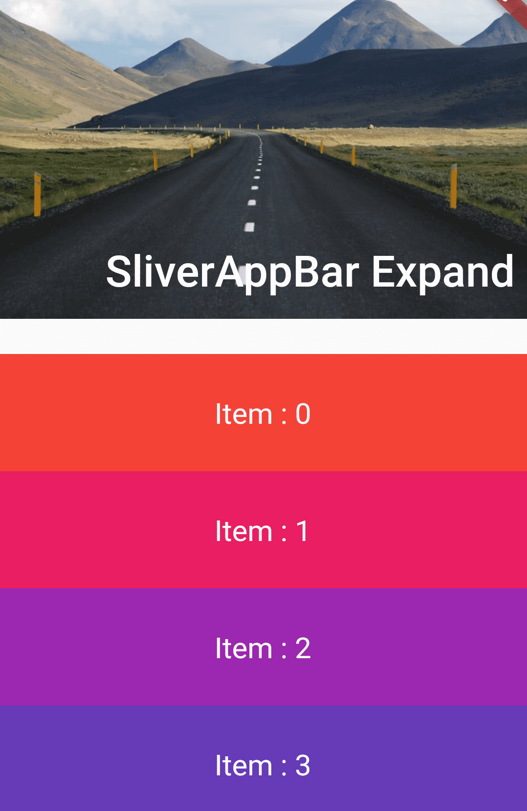 SliverAppBar Expand