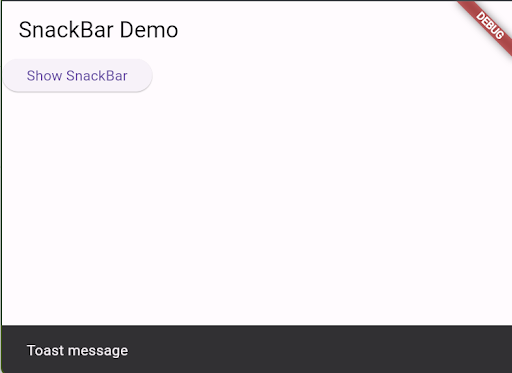 SnackBar Demo