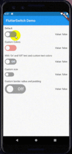 Customize Switch Button Widget