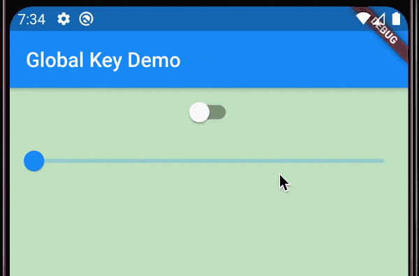 Global Key in a Flutter