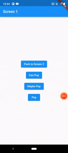 Navigator pop push replacement pushReplacementNamed popAndPushNamed