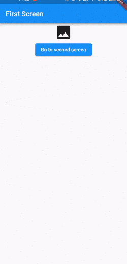 animate a widget across screens in Flutter